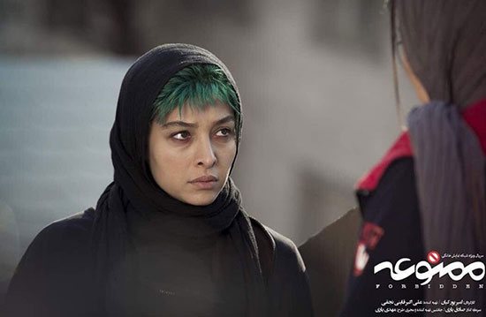 عکس: گریم همسر اشکان خطیبی در «ممنوعه» 