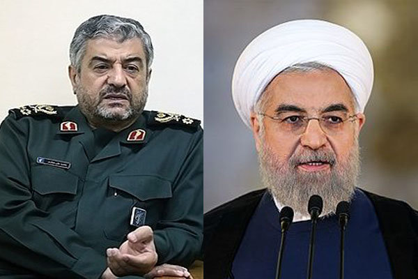 دلنوشته خواندنی فرمانده سپاه خطاب به روحانی