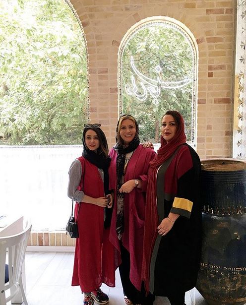 عکس: تیپِ ست «فریبا نادری» و «الناز حبیبی» 