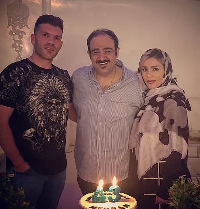 عکس: جشن تولد «مهران غفوریان» همراه با همسرش