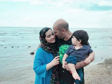 عکس: ماجرای عشق و عاشقی خانم مجری و همسرش