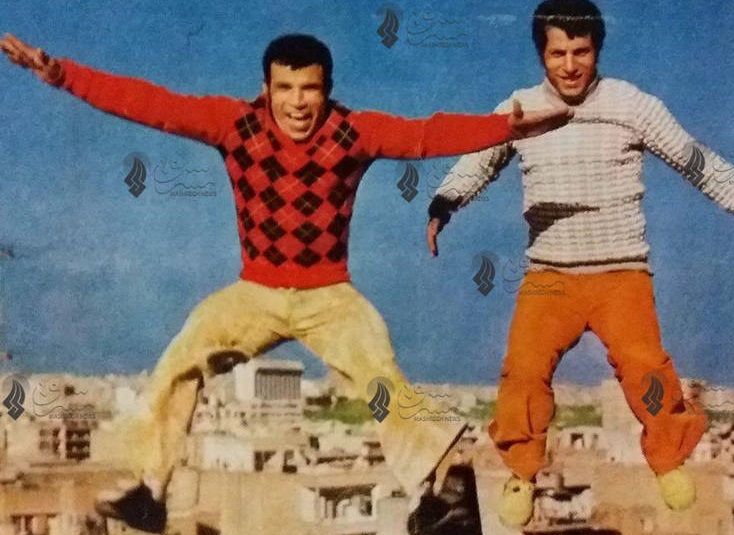 تهران گردی علی پروین و هرکول جیبی در سال ۵۲! +عکس
