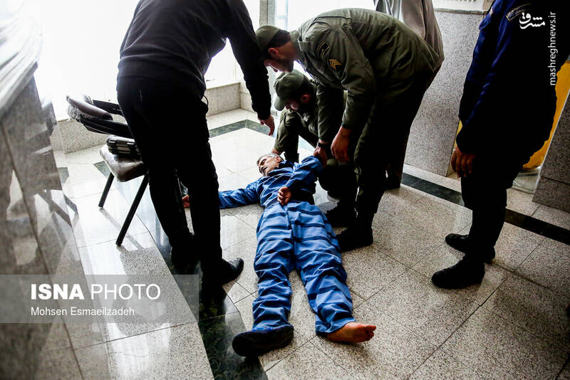 غش کردن مفسد اقتصادی در دادگاه +عکس
