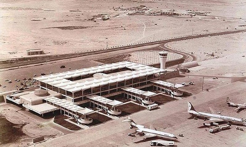 تغییرات فرودگاه دبی پس از ۵۹ سال +عکس قدیم و جدید