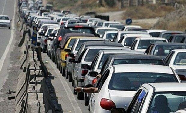  ترافیک سنگین در محور فیروزکوه