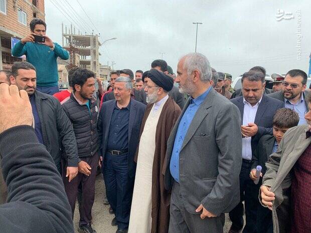 حضور حجت‌الاسلام رئیسی در آق‌قلا + عکس