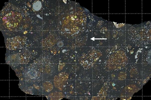کشف بقایای ستاره دنباله دار در دل یک شهاب سنگ