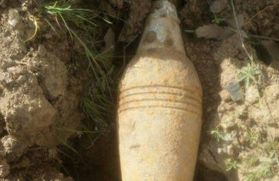 کشف خمپاره عمل نکرده در کردستان +عکس