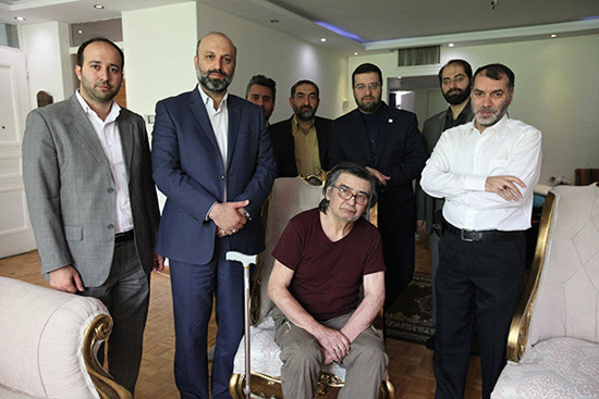 مدیران تلویزیون در منزل رضا رویگری +عکس