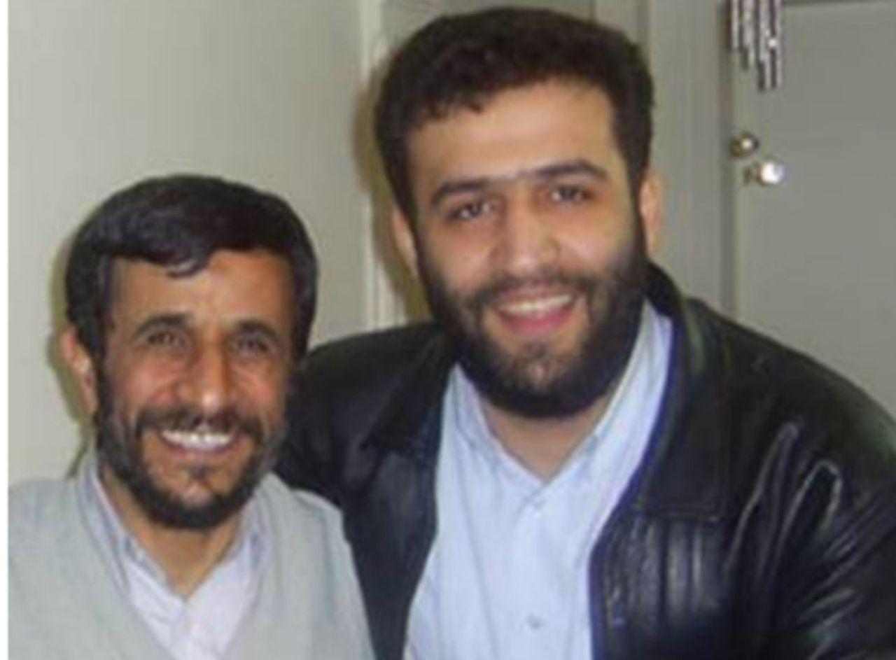 مداح توهین کننده، داماد خانواده احمدی‌نژاد از آب درآمد + عکس