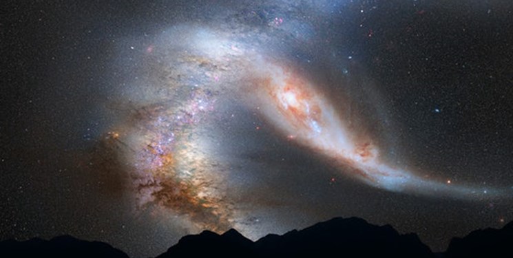 ثبت تصاویری از کهکشانی که به سمت ما حرکت می‌کند + تصویر