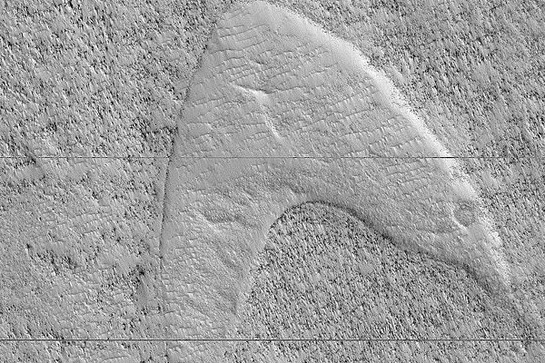 علامتی عجیب که در مریخ کشف شد +عکس