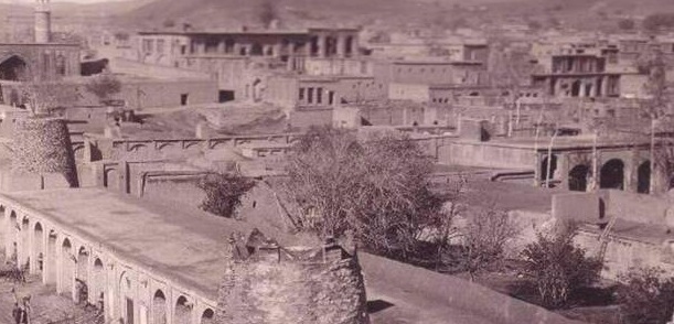 دورنمای شهر سنندج در زمان قاجار +عکس