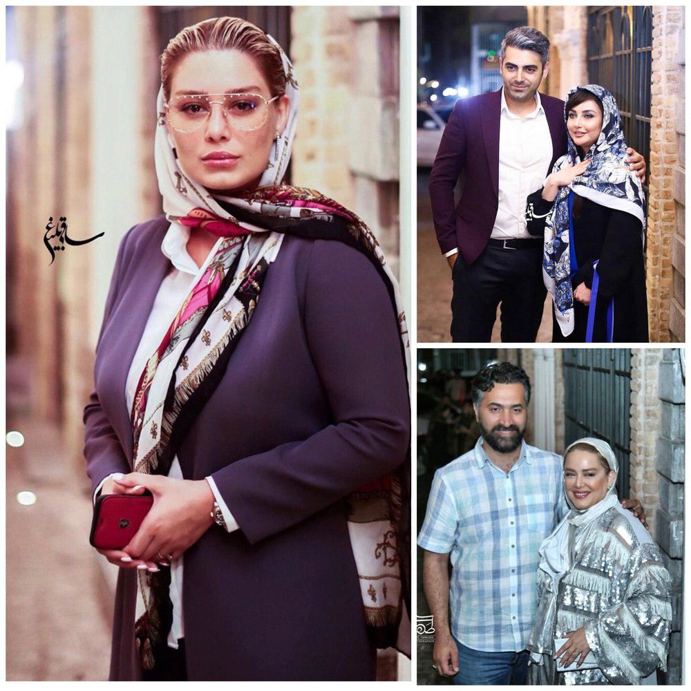 سحر قریشی و بهاره رهنما به همراه همسرش در اکران «ایکس لارج» + فیلم