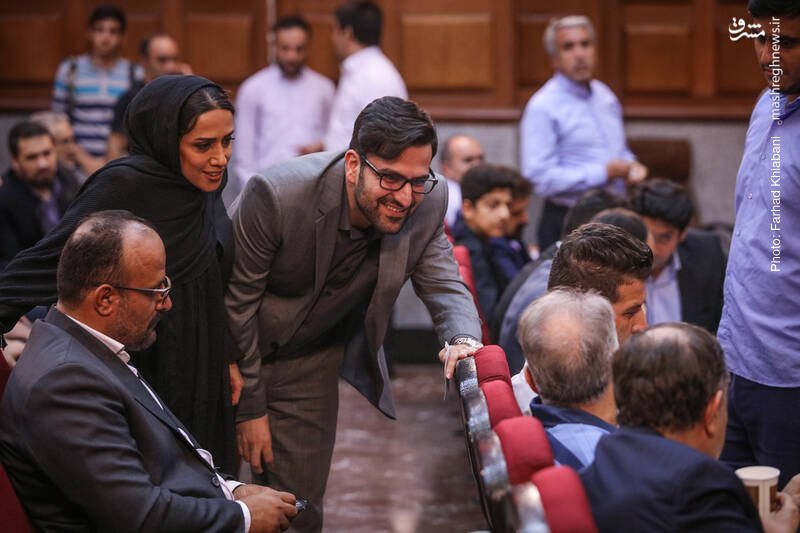 چهره خندان دختر و داماد نجفی در دادگاه + عکس