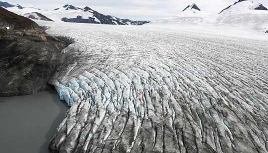 تصاویری از ذوب شدن یخ‌های آلاسکا 