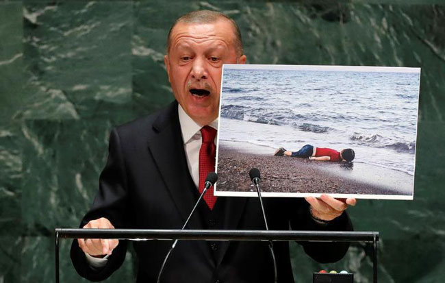 اردوغان هم در سازمان ملل عکس رو کرد