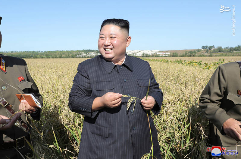 رهبر کره شمالی پس از یک ماه در مزرعه کشاوزی دیده شد +عکس
