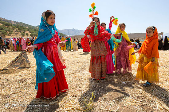 جشنواره رنگ‌ها در عروسی بختیاری +عکس