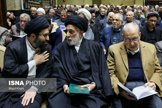 فرزندان رهبر انقلاب در مراسم ختم +عکس