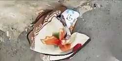  پدر و مادر نوزاد رها شده در شهرضا پیدا شدند +عکس