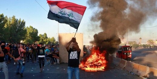 جاده نجف هم بسته شد +عکس