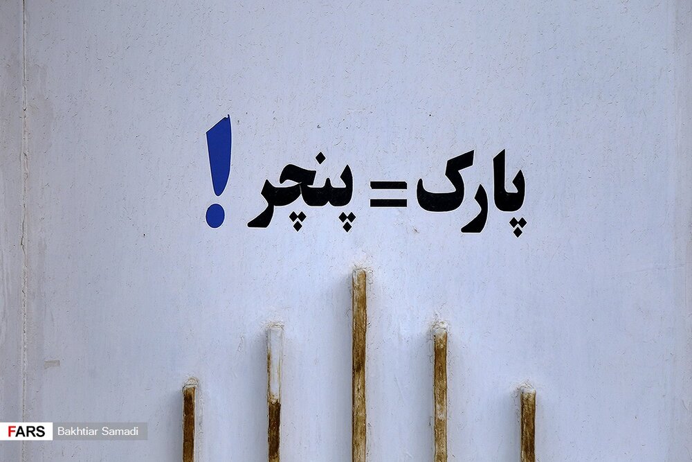  اینجا پارک کردن ممنوع است! +عکس