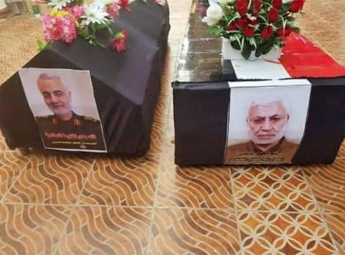 پیکر سردار سلیمانی آماده بازگشت به ایران +عکس