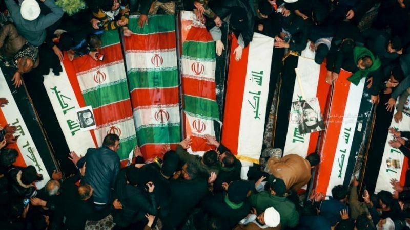 پیکر مطهر سردار سلیمانی راهی تهران شد +عکس