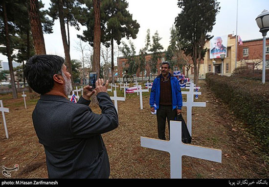 گورستان سربازان آمریکایی در تهران +عکس