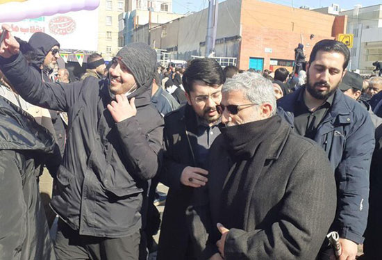 جانشین سردار سلیمانی در راهپیمایی ۲۲ بهمن +عکس