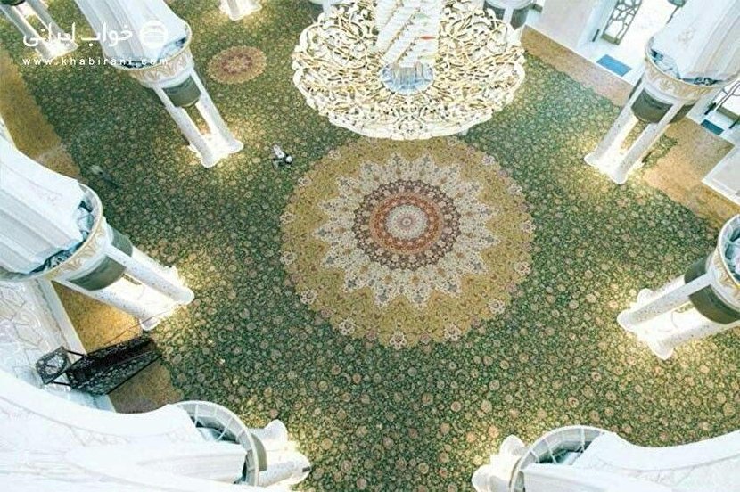 بافت بزرگترین فرش دنیا در نیشابور به سفارش سلطان قابوس +عکس