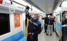 متروی تهران هم به جنگ کرونا رفت +عکس