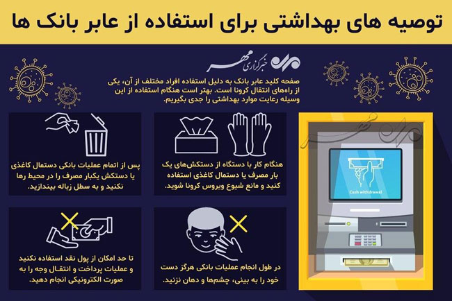 توصیه‌های مهم برای استفاده از عابر بانک‌ +عکس