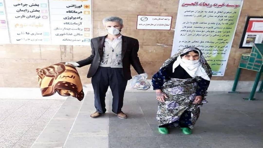  زن ۸۷ ساله قزوینی کرونا را شکست داد +عکس 