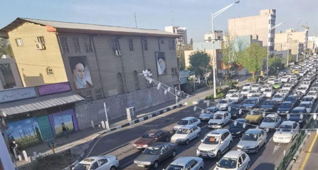 ترافیک عجیب صبح امروز تهران +عکس