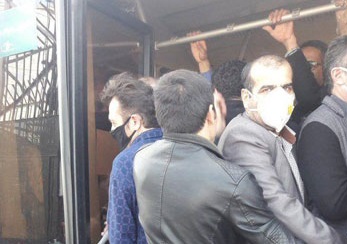 فاصله‌گذاری اجتماعی در تهران این طوری اجرا می‌شود+عکس