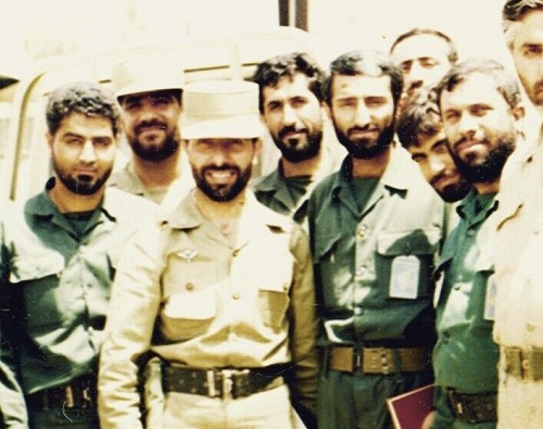 فرماندهان جوان سپاهی در کنار سپهبد شهید ارتشی +عکس