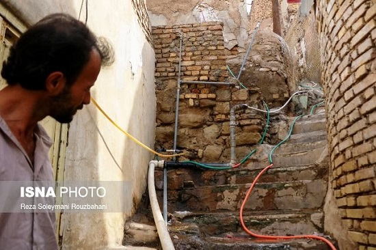 عجیب‌ ترین لوله‌ کشی دنیا در اهواز+عکس