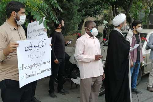 تجمع اعتراضی به قتل جورج فلوید در تهران+عکس