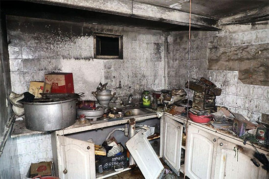 انفجار شدید آبگرمگن در مشهد+عکس