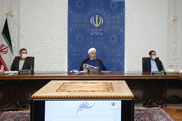 تغییر دکوراسیون اتاق جلسات روحانی+عکس