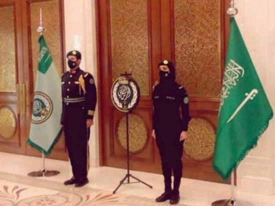 تصویر سرباز زن گارد سلطنتی عربستان جنجالی شد+عکس