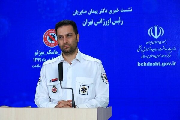 ۱۲۰ نفر از نیروهای اورژانس تهران کرونا گرفته‌اند