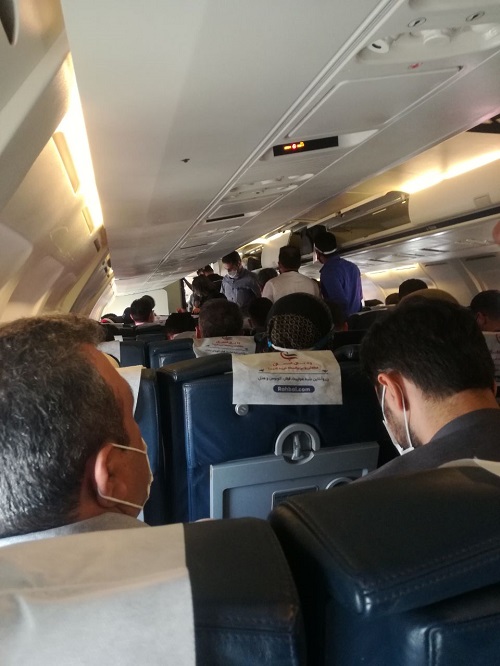شرایط نگران کننده در هواپیماهای ایران +عکس