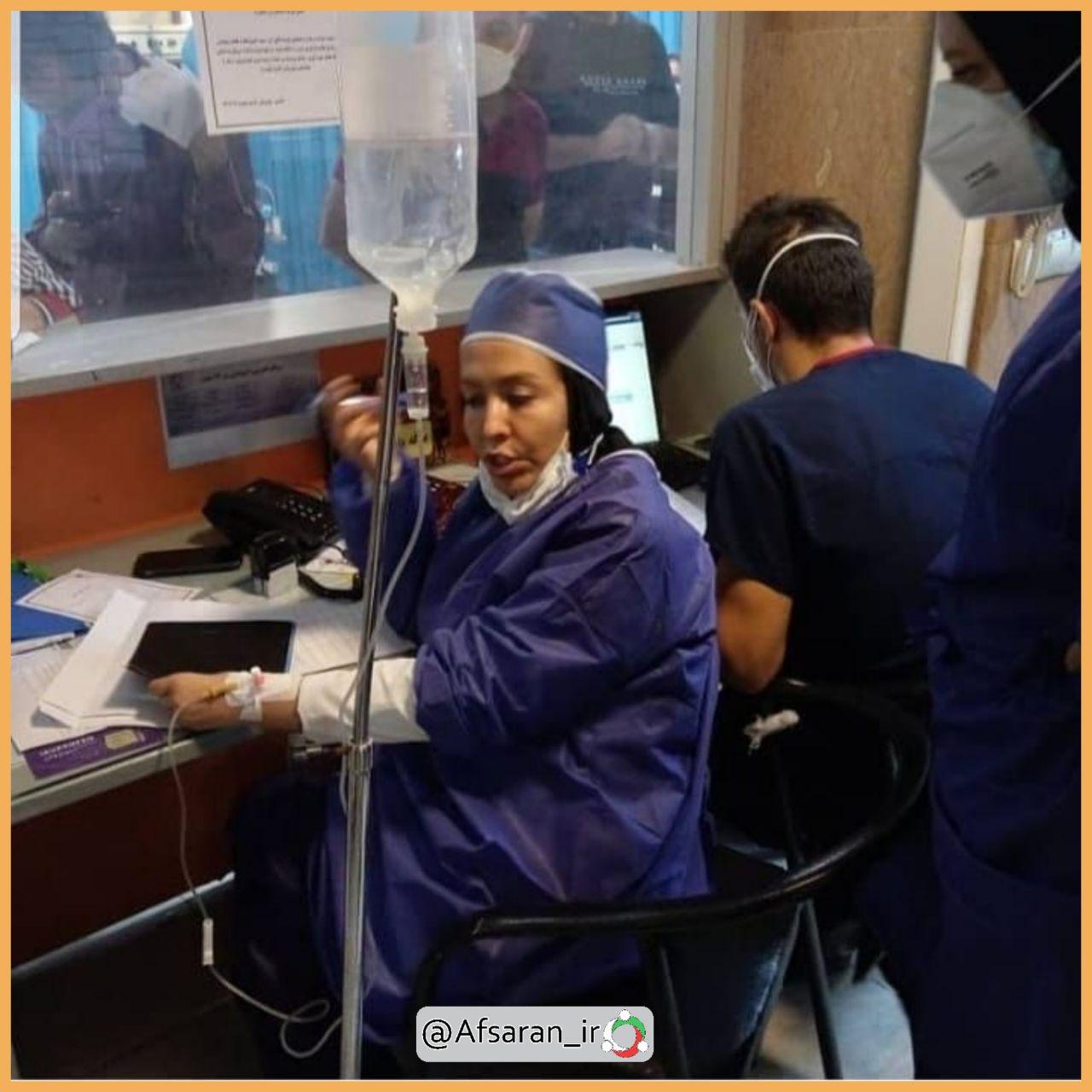 تصویری از پرستار ایرانی که همه را شوکه کرد+عکس
