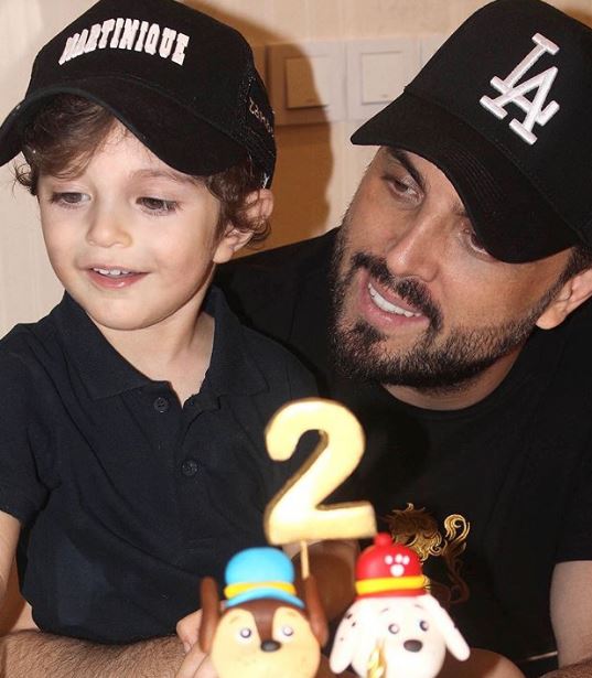 مجری مشهور در جشن تولد پسرش+عکس