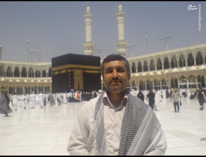 سردار حاجی‌زاده در صحن مسجدالحرام+عکس