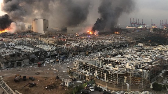 تصویر آخرالزمانی پس از انفجار بیروت+عکس