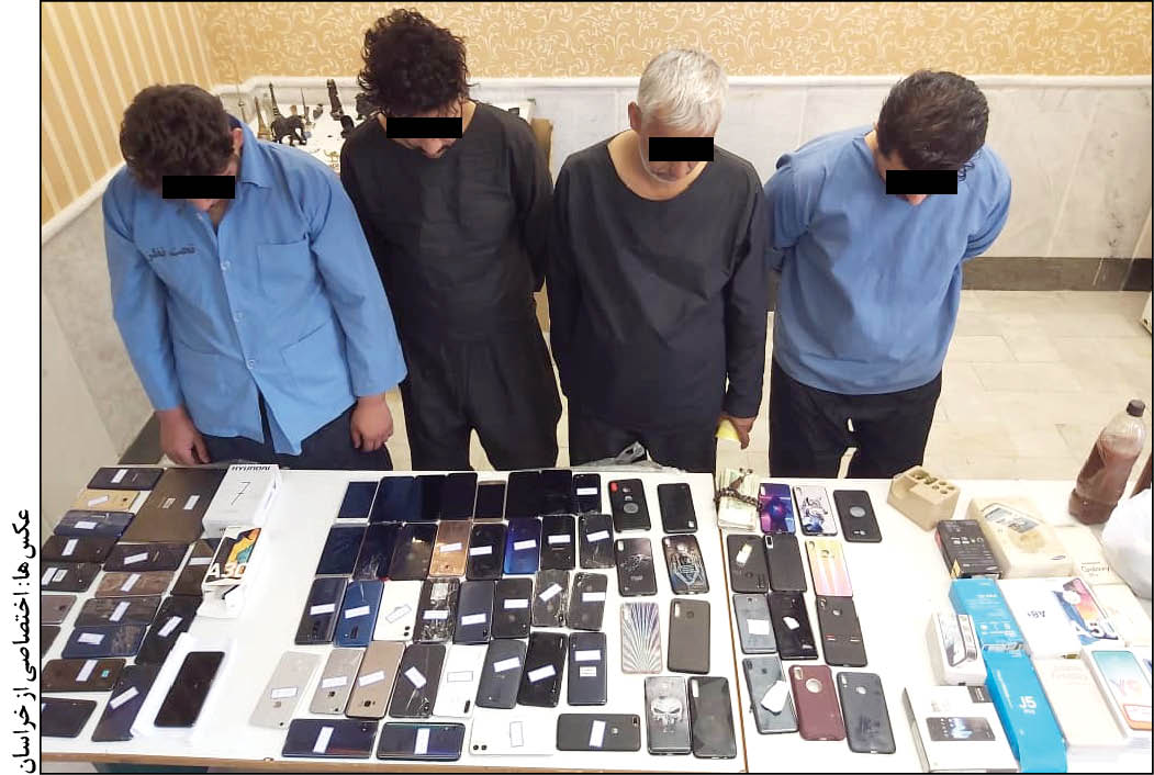 مافیای گوشی‌های سرقتی ایران دستگیر شد+عکس 